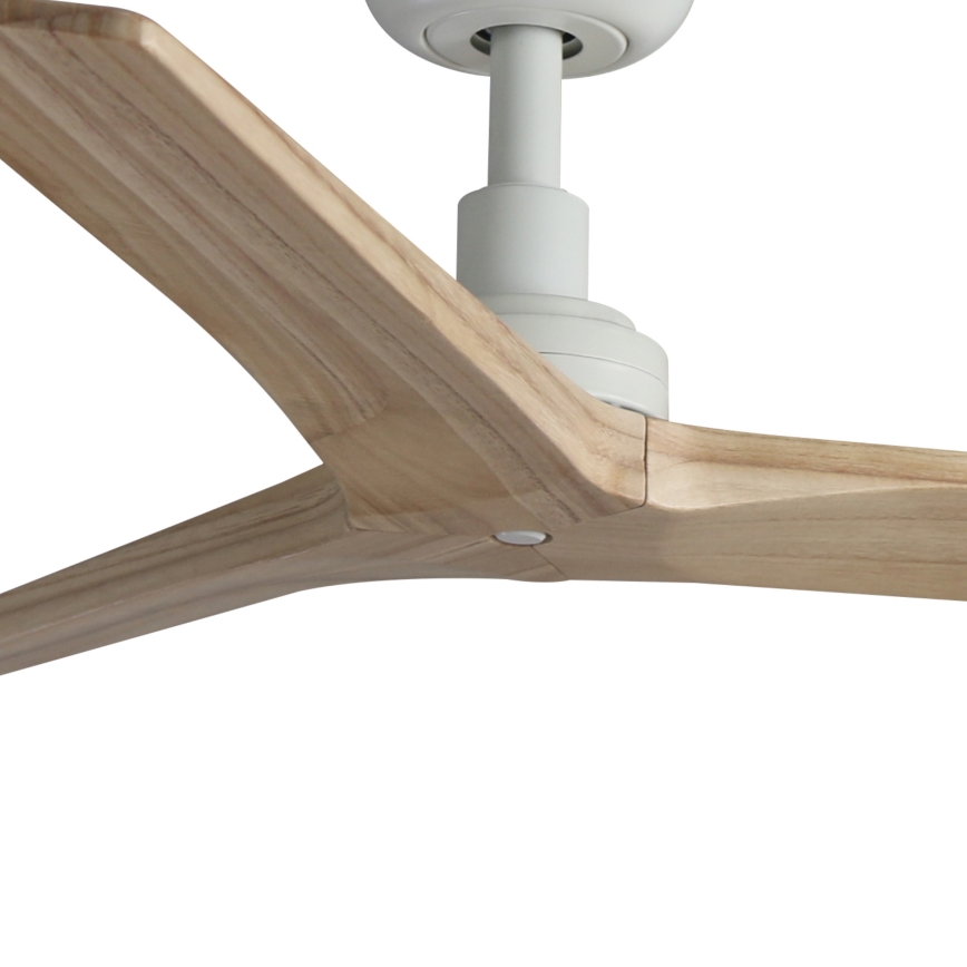 FARO 34281 - Takfläkt KLIM S brun/vit diameter 92,5 cm + fjärrkontroll
