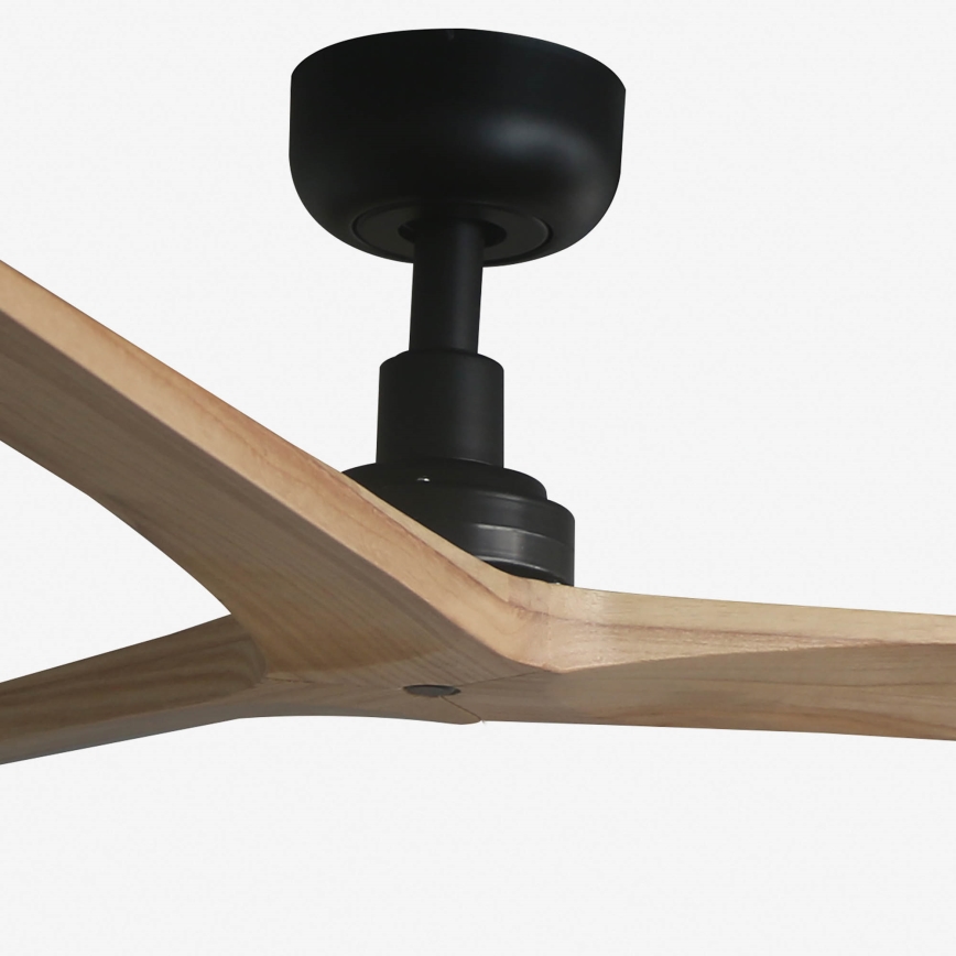 FARO 34283 - Takfläkt KLIM M brun/svart diameter 125 cm + fjärrkontroll