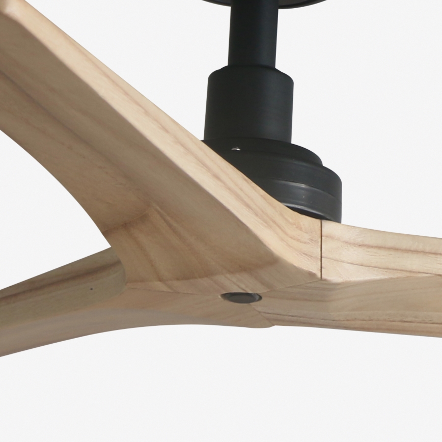 FARO 34284 - Takfläkt KLIM S tall/svart diameter 92,5 cm + fjärrkontroll