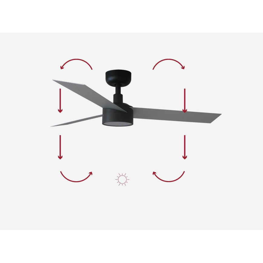 FARO 34285-1TW - LED Dimbar takfläkt CRUISER S LED/18W/230V 2700/4000/6500K diameter 106 cm + fjärrkontroll