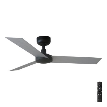 FARO 34285 - Taklampa CRUISER S svart diameter 106 cm + fjärrkontroll