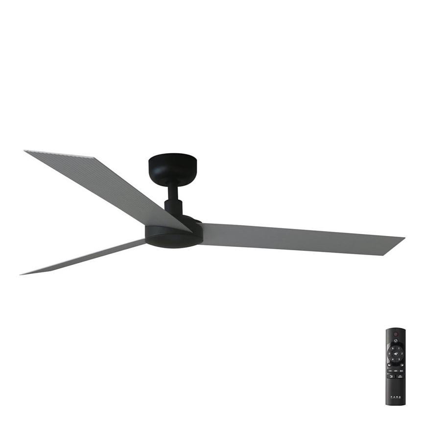 FARO 34286 - Takfläkt CRUISER L svart Ø 132 cm + fjärrkontroll