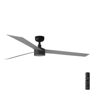 FARO 34287-1TW - LED Dimbar takfläkt CRUISER XL LED/18W/230V 2700/4000/6500K diameter 160 cm svart/grå + fjärrkontroll