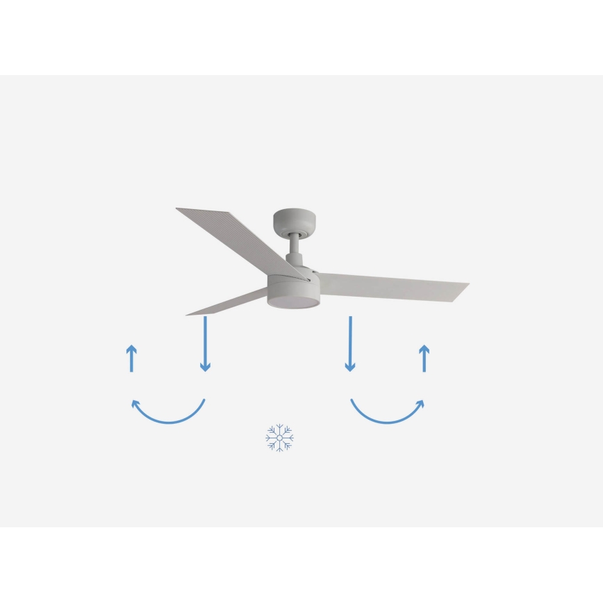 FARO 34288-1TW - LED Ljusreglerad fan CRUISER S LED/20W/230V diameter 106 cm 2700/4000/6500K + fjärrkontroll