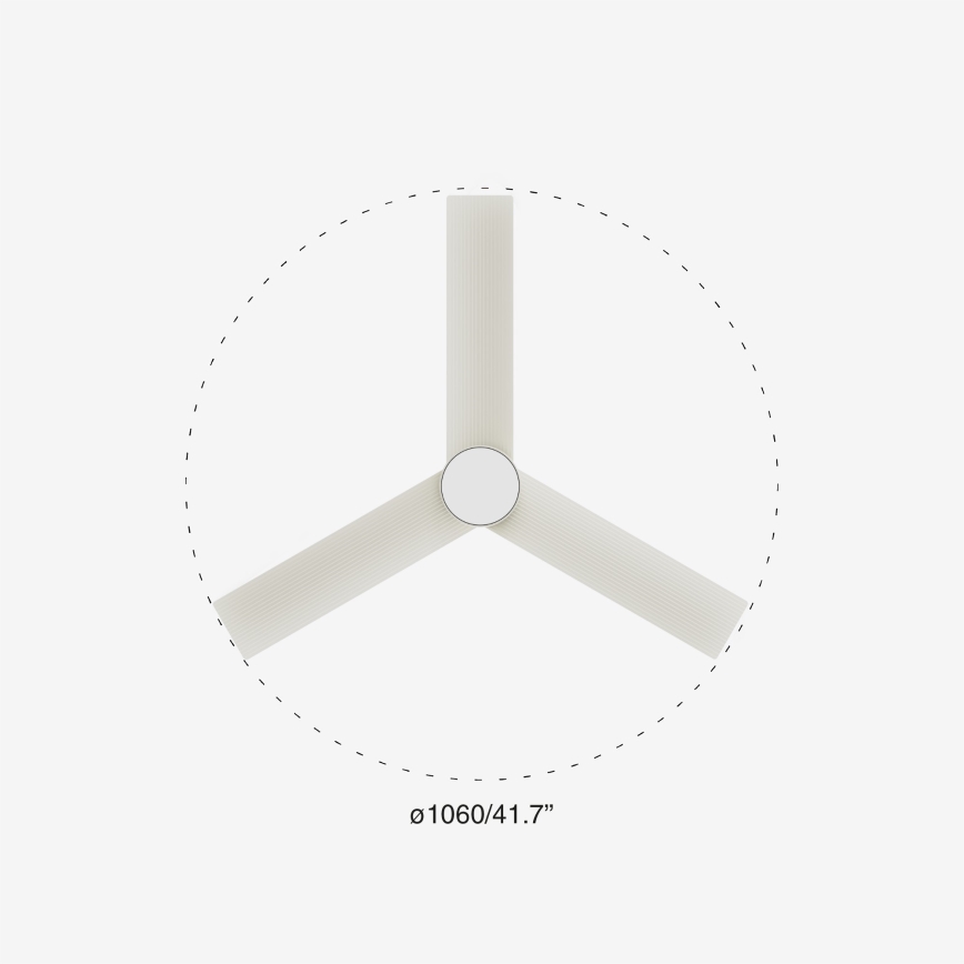 FARO 34288-1TW - LED Ljusreglerad fan CRUISER S LED/20W/230V diameter 106 cm 2700/4000/6500K + fjärrkontroll