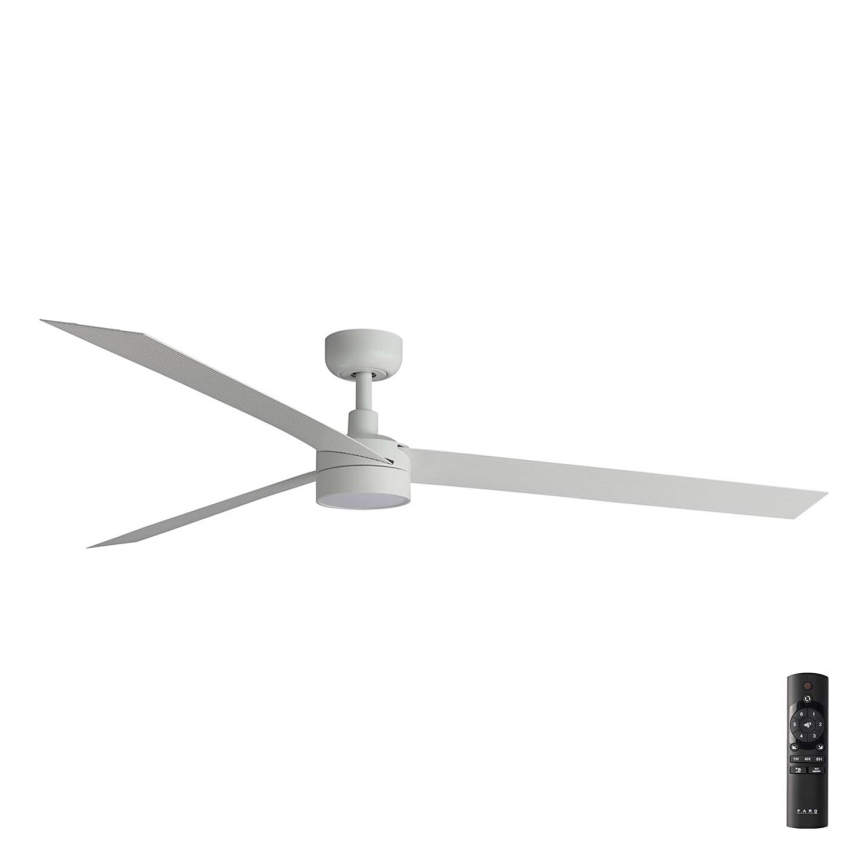 FARO 34292-1TW - LED Ljusreglerad fläkt CRUISER LED/20W/230V 2700/4000/6500K diameter 160 cm vit + fjärrkontroll