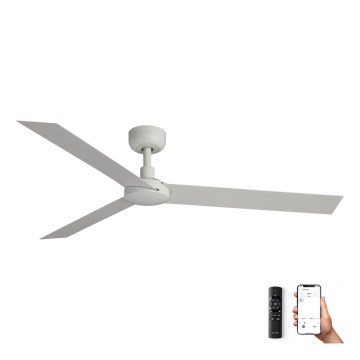 FARO 34292WP - Takfläkt CRUISER XL vit diameter 160 cm SMART + fjärrkontroll