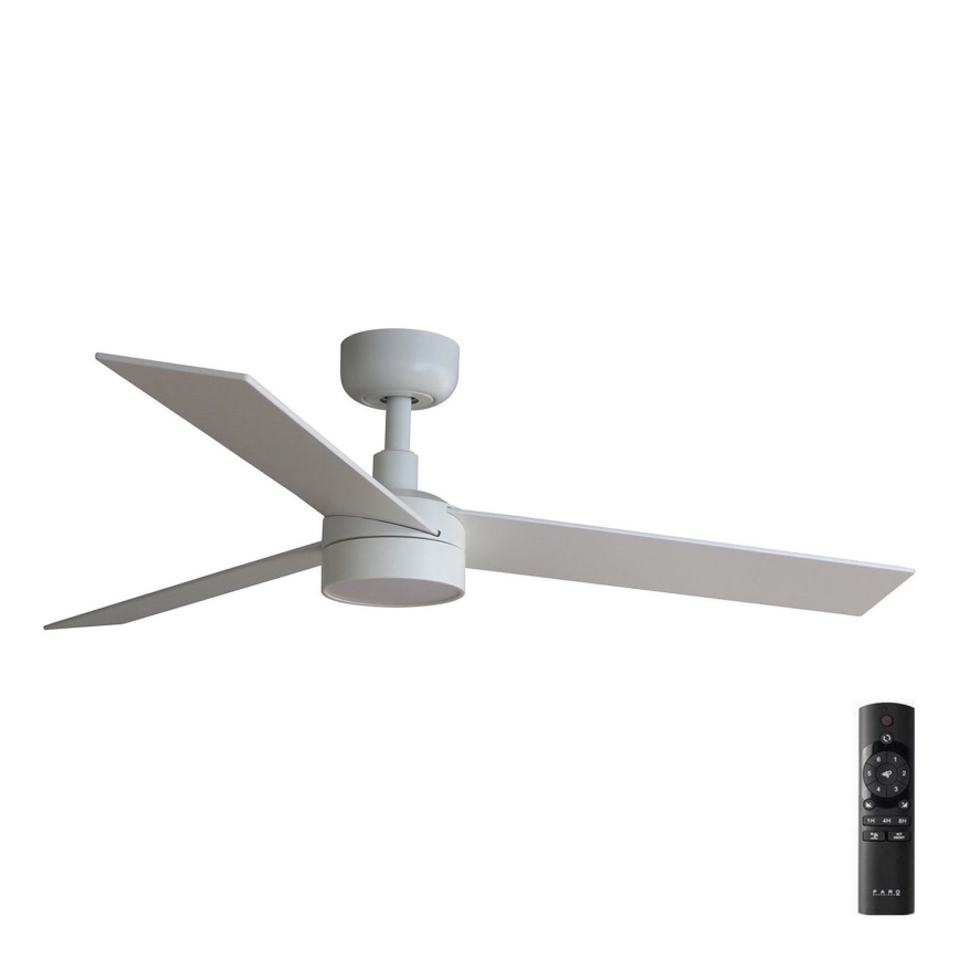 FARO 34295-1TW - LED Dimbar takfläkt RUDDER S LED/18W/230V 2700/4000/6500K diameter 106 cm vit + fjärrkontroll
