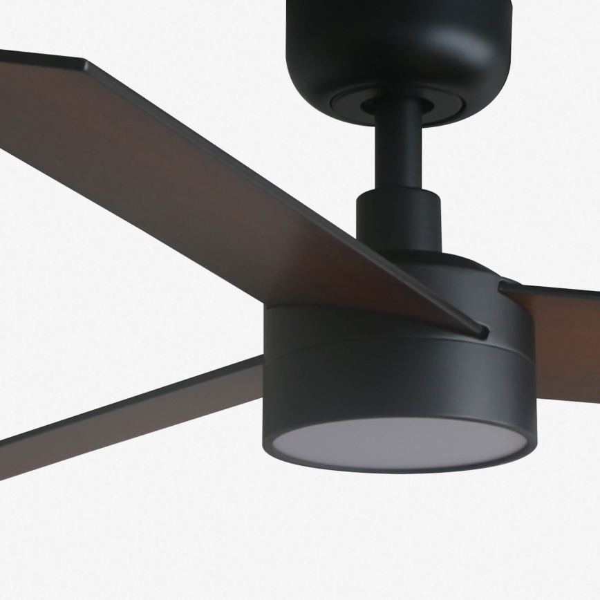 FARO 34296-1TW - LED Dimbar takfläkt RUDDER S LED/18W/230V 2700/4000/6500K diameter 106 cm svart + fjärrkontroll
