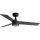 FARO 34296WT-1TW - LED Dimbar takfläkt RUDDER S LED/18W/230V 2700/4350/6000K svart/brun diameter 106 cm Wi-Fi Tuya + fjärrkontroll