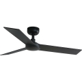 FARO 34296WT - Takfläkt RUDDER S svart/brun diameter 106 cm Wi-Fi Tuya + fjärrkontroll