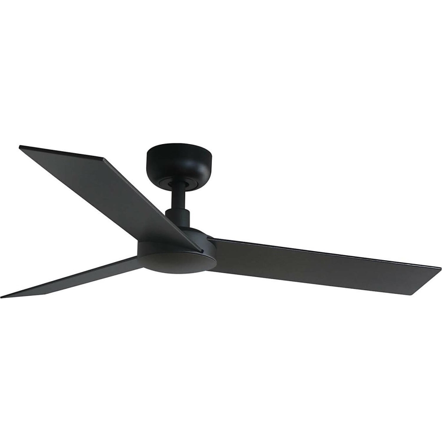 FARO 34296WT - Takfläkt RUDDER S svart/brun diameter 106 cm Wi-Fi Tuya + fjärrkontroll