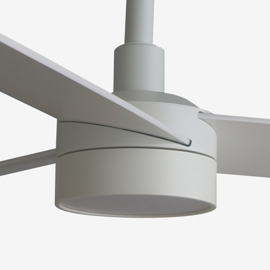 FARO 34297WT-1TW - LED Dimbar takfläkt RUDDER L LED/18W/230V 2700/4350/6000K vit diameter 132 cm Wi-Fi Tuya + fjärrkontroll