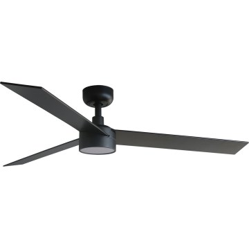 FARO 34298WT-1TW - LED Dimbar takfläkt RUDDER L LED/18W/230V 2700/4350/6000K svart diameter 132 cm Wi-Fi Tuya + fjärrkontroll