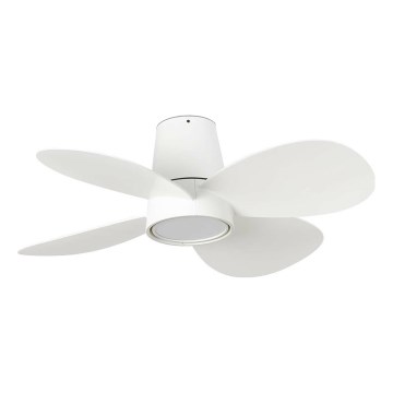 FARO 34315 - LED Dimbar takfläkt KLOVER S LED/20W/230V 2700/4000/6500K vit diameter 80 cm + fjärrkontroll