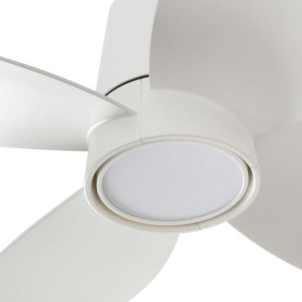 FARO 34315WT - LED Dimbar takfläkt KLOVER TUB S LED/20W/230V 2700/4000/6500K vit diameter 80 cm Wi-Fi Tuya + fjärrkontroll