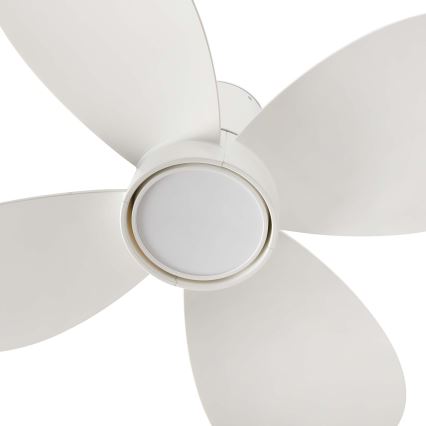 FARO 34315WT - LED Dimbar takfläkt KLOVER TUB S LED/20W/230V 2700/4000/6500K vit diameter 80 cm Wi-Fi Tuya + fjärrkontroll