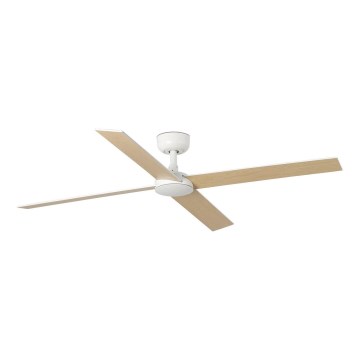 FARO 34355 - Takfläkt RUDDER L beige/vit diameter 132 cm + fjärrkontroll