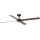 FARO 34356WT - Takfläkt RUDDER L brun/svart diameter 132 cm Wi-Fi Tuya + fjärrkontroll