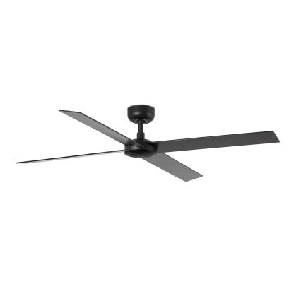 FARO 34356WT - Takfläkt RUDDER L brun/svart diameter 132 cm Wi-Fi Tuya + fjärrkontroll