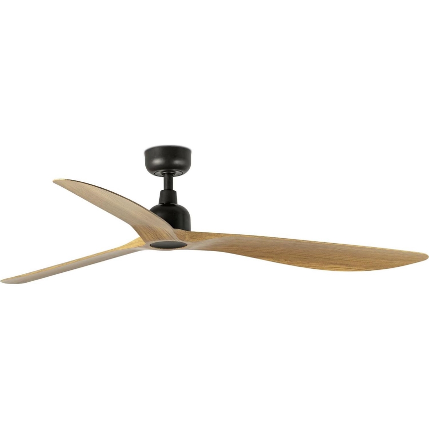 FARO 34360 - Takfläkt OUTWOOD L brun/svart diameter 150 cm IP44 + fjärrkontroll
