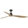 FARO 34360 - Takfläkt OUTWOOD L brun/svart diameter 150 cm IP44 + fjärrkontroll