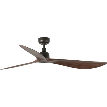 FARO 34362WT - Takfläkt OUTWOOD L brun/svart diameter 150 cm Wi-Fi Tuya IP44 + fjärrkontroll