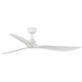 FARO 34363WT - Takfläkt OUTWOOD L vit diameter 150 cm Wi-Fi Tuya IP44 + fjärrkontroll