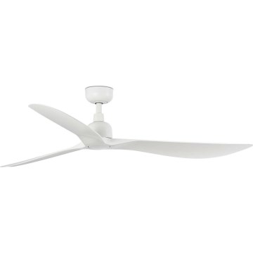 FARO 34363WT - Takfläkt OUTWOOD L vit diameter 150 cm Wi-Fi Tuya IP44 + fjärrkontroll