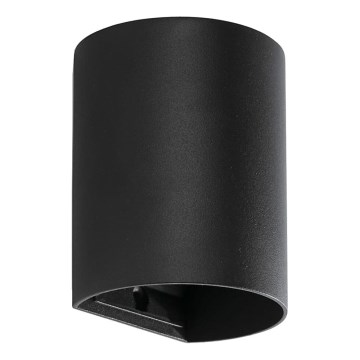 FARO 40523 - Vägglampa SOLE 1xGU10/8W/230V svart rund