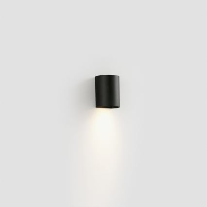 FARO 40523 - Vägglampa SOLE 1xGU10/8W/230V svart rund