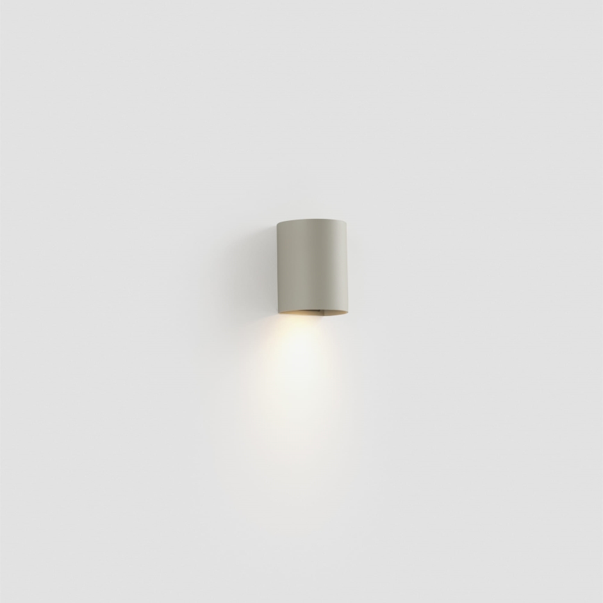 FARO 40524 - Vägglampa SOLE 1xGU10/8W/230V grå rund