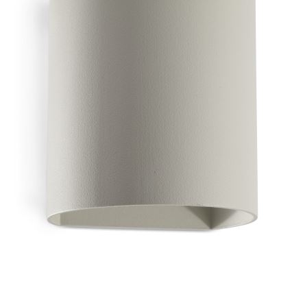 FARO 40524 - Vägglampa SOLE 1xGU10/8W/230V grå rund