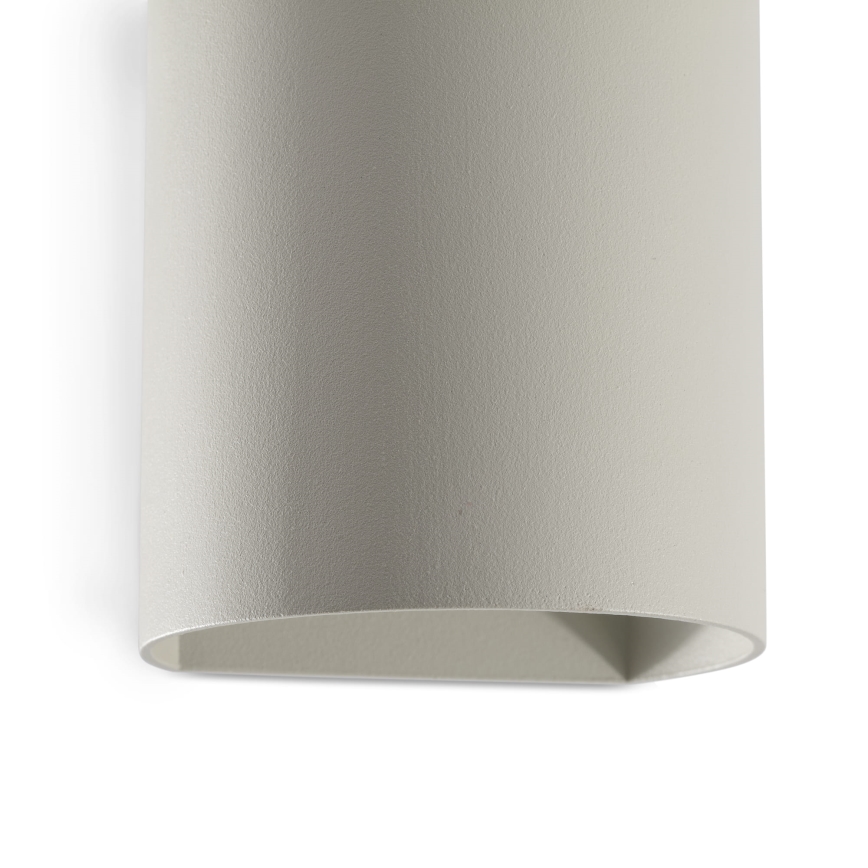 FARO 40524 - Vägglampa SOLE 1xGU10/8W/230V grå rund