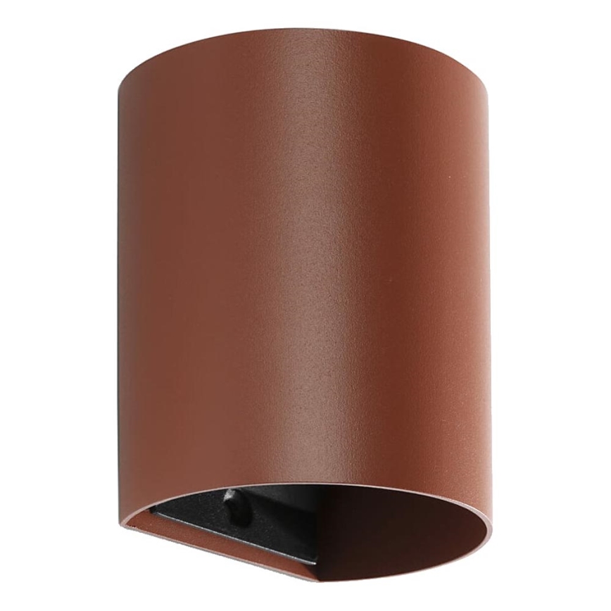 FARO 40525 - Vägglampa SOLE 1xGU10/8W/230V tegelsten rund