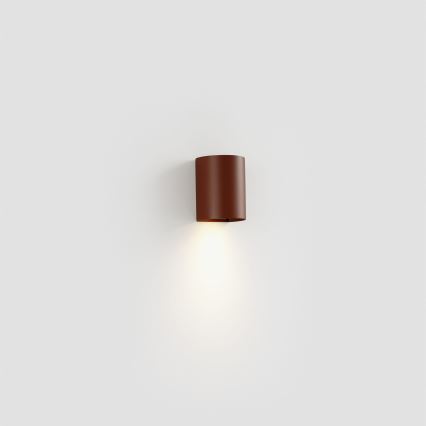 FARO 40525 - Vägglampa SOLE 1xGU10/8W/230V tegelsten rund