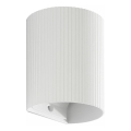 FARO 40526 - Vägglampa SOLE 1xGU10/8W/230V vit vågformad rund