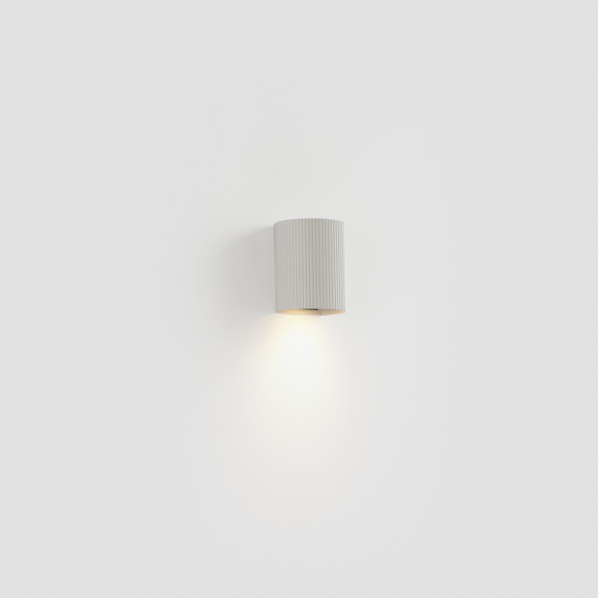 FARO 40526 - Vägglampa SOLE 1xGU10/8W/230V vit vågformad rund