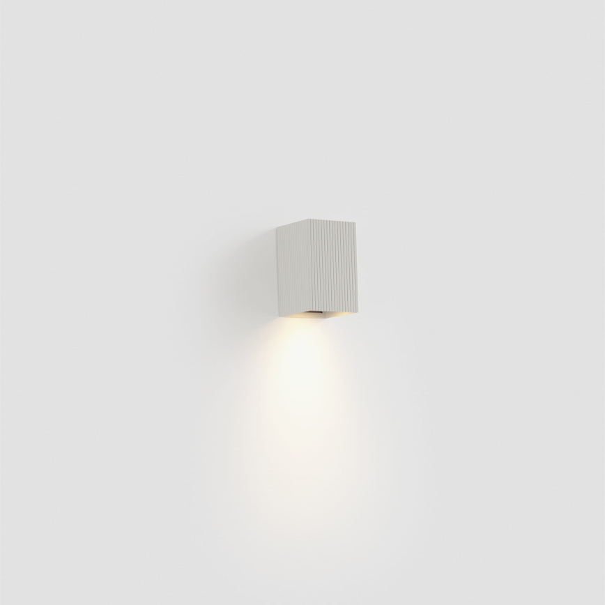 FARO 40534 - Vägglampa SOLE 1xGU10/8W/230V vit vågformad vinklat