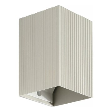 FARO 40536 - Vägglampa SOLE 1xGU10/8W/230V grå vågformad vinklat