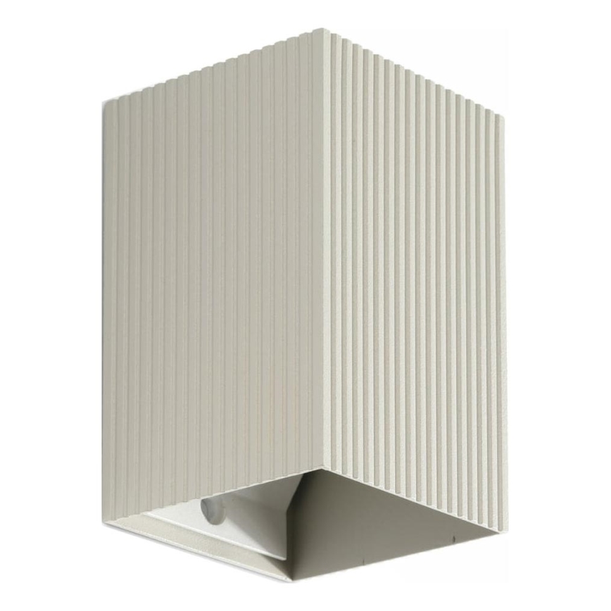 FARO 40536 - Vägglampa SOLE 1xGU10/8W/230V grå vågformad vinklat