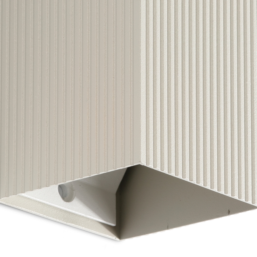 FARO 40536 - Vägglampa SOLE 1xGU10/8W/230V grå vågformad vinklat