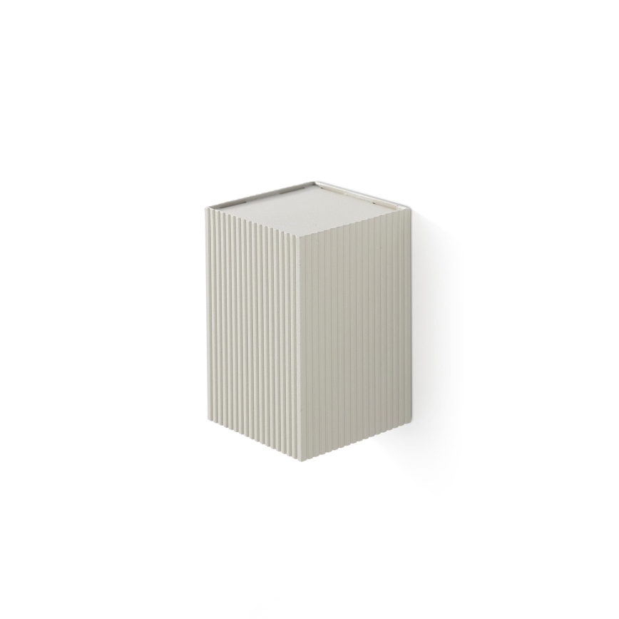 FARO 40536 - Vägglampa SOLE 1xGU10/8W/230V grå vågformad vinklat