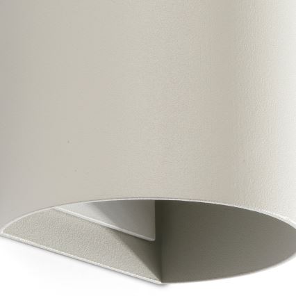 FARO 40540 - Vägglampa SOLE 2xGU10/8W/230V grå rund