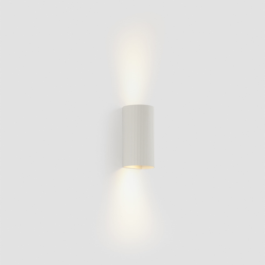 FARO 40542 - Vägglampa SOLE 2xGU10/8W/230V vit vågformad rund