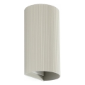 FARO 40544 - Vägglampa SOLE 2xGU10/8W/230V grå vågformad rund