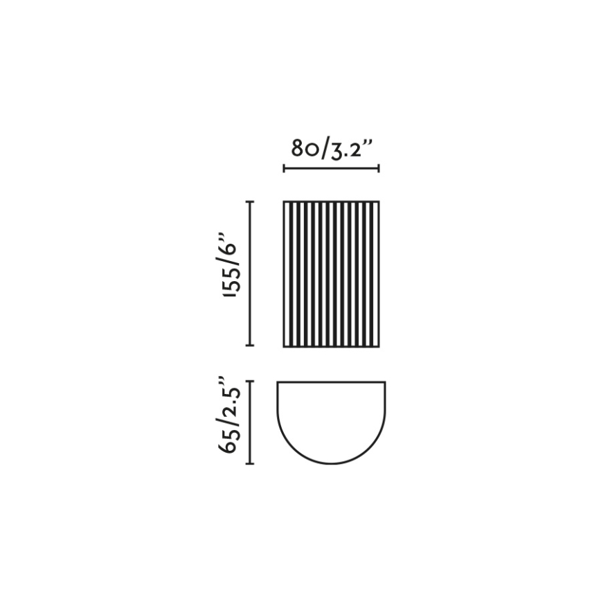 FARO 40544 - Vägglampa SOLE 2xGU10/8W/230V grå vågformad rund