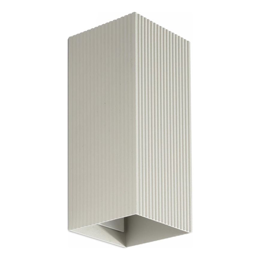FARO 40567 - Vägglampa SOLE 2xGU10/8W/230V grå vågformad vinklat