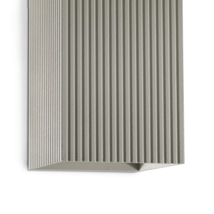 FARO 40567 - Vägglampa SOLE 2xGU10/8W/230V grå vågformad vinklat