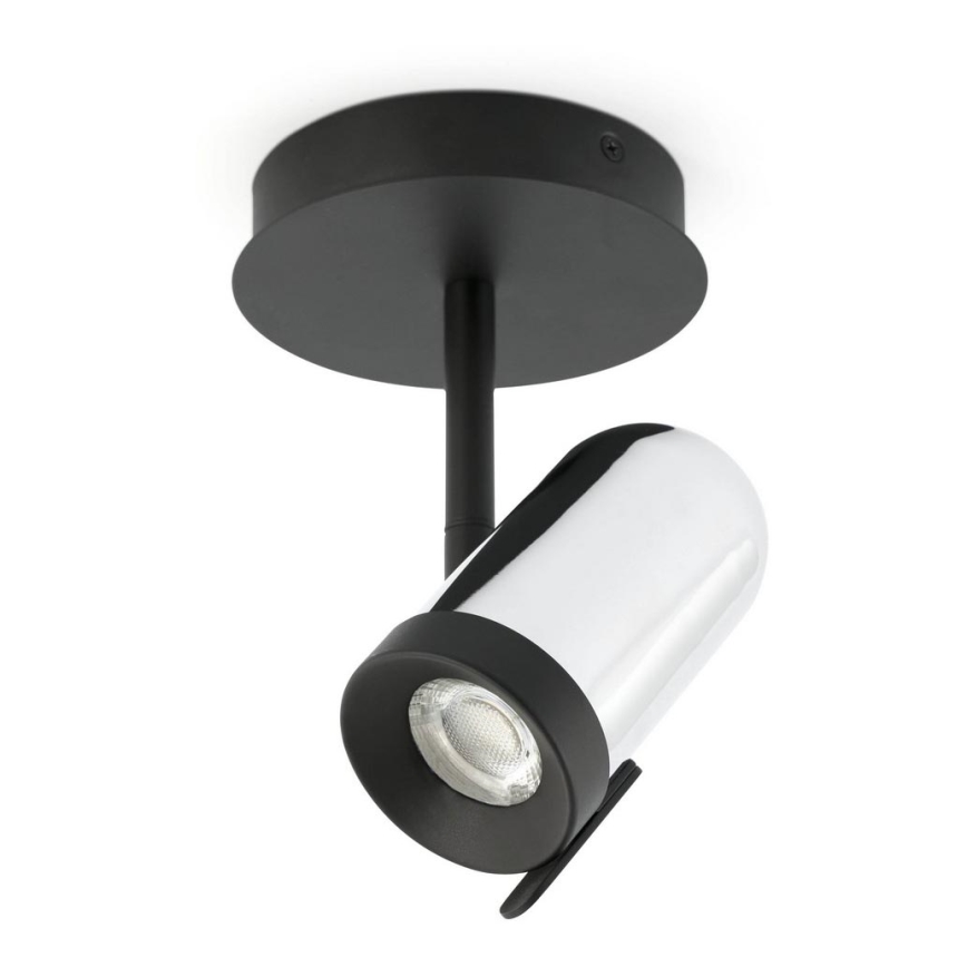 Faro 43531 - Spotlight ORLEANS 1xGU10/8W/230V silver/svart